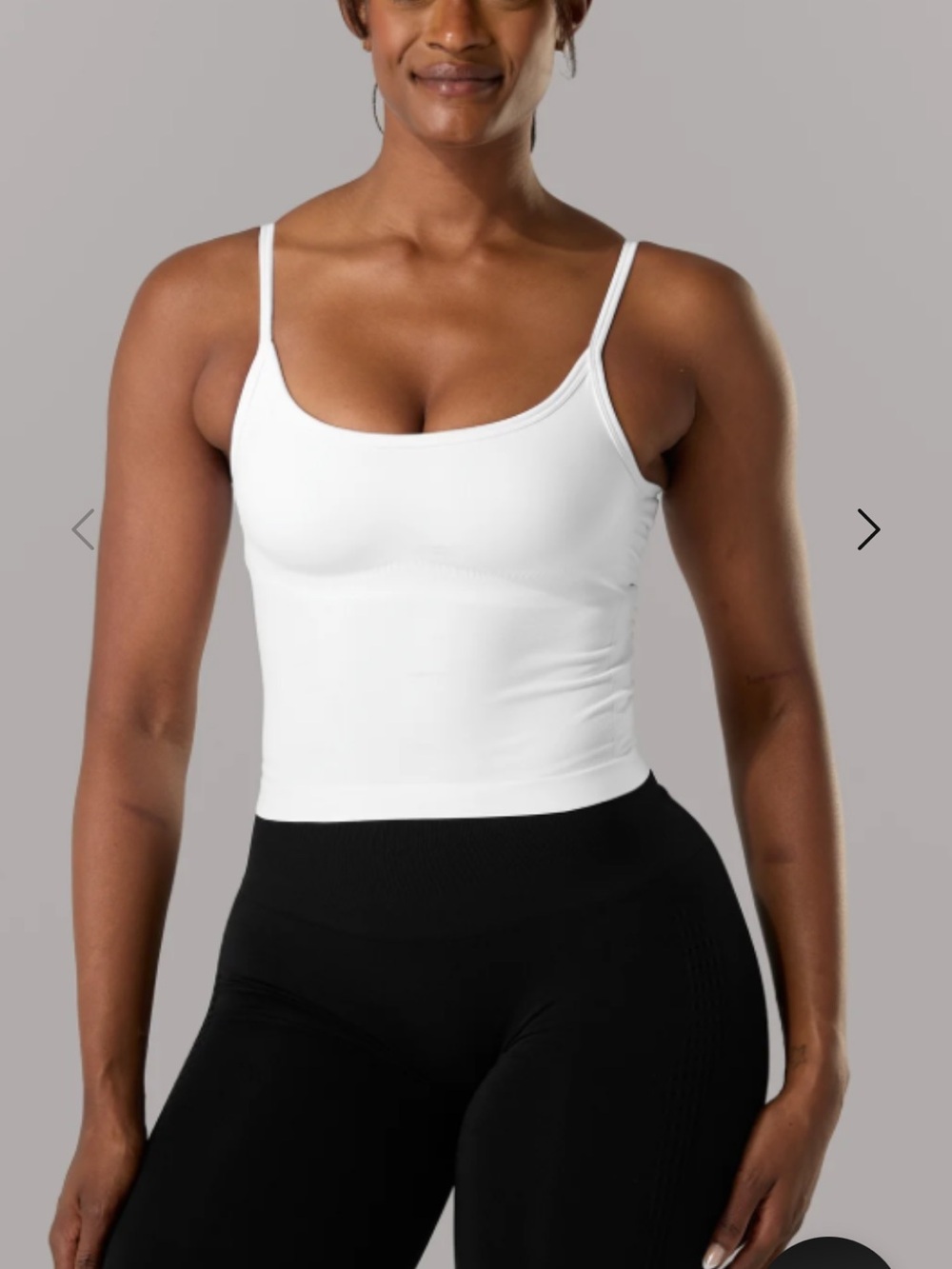 Alphalete White Push Tank